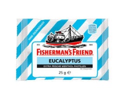 FISHERMAN'S FRIEND Original No Sugar Ευκάλυπτος γαλάζιο 25g  FISHERMAN'S FRIEND Original No Sugar Ευκάλυπτος γαλάζιο 25g