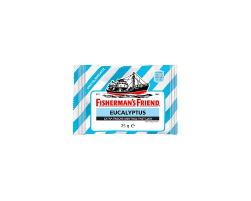 FISHERMAN'S FRIEND Original No Sugar Ευκάλυπτος γαλάζιο 25g  FISHERMAN'S FRIEND Original No Sugar Ευκάλυπτος γαλάζιο 25g