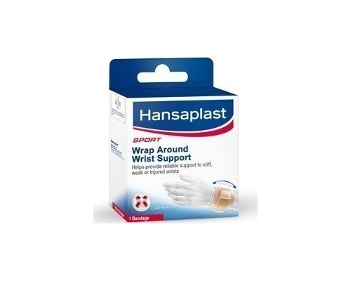 HANSAPLAST, Wrap Around Wrist Support, Περικάρπιο, One Size, 1τμχ HANSAPLAST, Wrap Around Wrist Support, Περικάρπιο, One Size, 1τμχ
