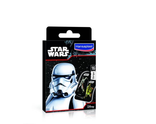 Hansaplast Star Wars Αυτοκόλλητα Επιθέματα, για την Κάλυψη & Προστασία των Τραυμάτων & Πληγών 16 strips   Hansaplast Star Wars Αυτοκόλλητα Επιθέματα, για την Κάλυψη & Προστασία των Τραυμάτων & Πληγών 16 strips