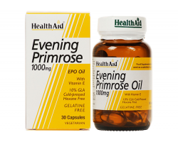Health Aid  EVENING PRIMROSE 1000mg,συμβάλει στο καλό κυκλοφορικό και στην ομαλή λειτουργία του μεταβολισμού 30 κάψουλες Health Aid  EVENING PRIMROSE 1000mg,συμβάλει στο καλό κυκλοφορικό και στην ομαλή λειτουργία του μεταβολισμού 30 κάψουλες