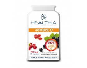 Healthia Herbal C 750 mg συμπλήρωμα διατροφής παρασκευασμένη από μερικές από τις πιο πλούσιες φυσικές πηγές βρώσιμη βιταμίνη C 60 caps Healthia Herbal C 750 mg συμπλήρωμα διατροφής παρασκευασμένη από μερικές από τις πιο πλούσιες φυσικές πηγές βρώσιμη βιταμίνη C 60 caps
