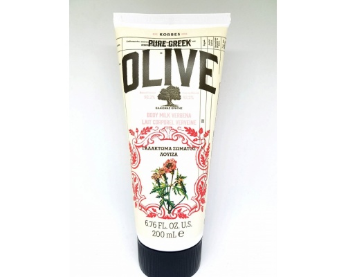 Korres, Pure Greek Olive, Body Milk Verbena, Ενυδατικό Γαλάκτωμα με Άρωμα Λουίζας, 200ml  Korres, Pure Greek Olive, Body Milk Verbena, Ενυδατικό Γαλάκτωμα με Άρωμα Λουίζας, 200ml