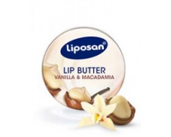 Liposan Περιποίηση Χειλιών Lip Balm Butter Vanilla & Macadamia 16,7gr  Liposan Περιποίηση Χειλιών Lip Balm Butter Vanilla & Macadamia 16,7gr