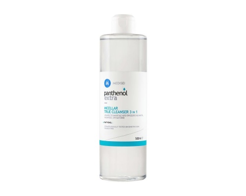 Medisei Panthenol Extra Micellar True Cleanser 3 in 1 Καθαριστική Λοσιόν Προσώπου & Ματιών 500ml  Medisei Panthenol Extra Micellar True Cleanser 3 in 1 Καθαριστική Λοσιόν Προσώπου & Ματιών 500ml
