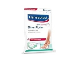 Hansaplast Επιθέματα για Φουσκάλες Αυτοκόλλητα Διαφανή επιθέματα, ανακουφίζουν άμεσα από τον πόνο, συμβάλλουν στην γρήγορη επούλωση των φουσκαλών. Ιδανικά για χρήση σε δάχτυλα , Μικρά 6 τμχ  Hansaplast Επιθέματα για Φουσκάλες Αυτοκόλλητα Διαφανή επιθέματα, ανακουφίζουν άμεσα από τον πόνο, συμβάλλουν στην γρήγορη επούλωση των φουσκαλών. Ιδανικά για χρήση σε δάχτυλα , Μικρά 6 τμχ