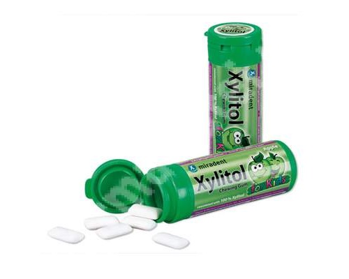  Xylitol, Chewing Gum For kids, Παιδικές τσίχλες Apple, 30 τσίχλες 
