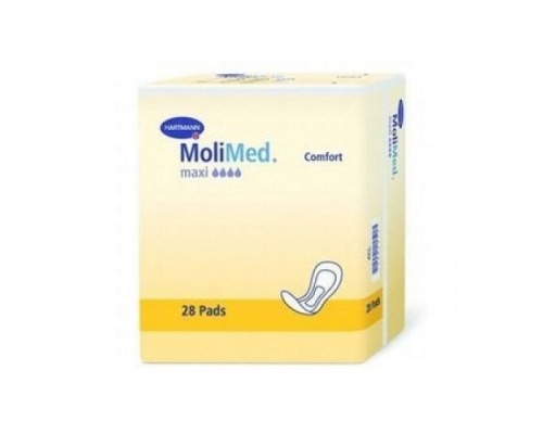 Molimed Comfort σερβιέτες ακράτειας maxi 28τεμ.  Molimed Comfort σερβιέτες ακράτειας maxi 28τεμ.