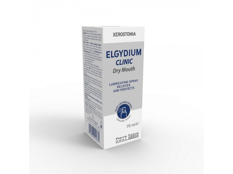 ELGYDIUM Clinic Dry Mouth lubricant spray that relieves and protects