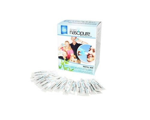 Dr. Hana's, Nasopure Nasal Wash System Refill Kit, 40 φακελάκια ρυθμιστικού άλατος
