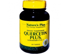 Nature's Plus, Quercetin Plus W / Vit C, Bromelain, με Αντιοξειδωτική Δράση, Αναστέλει την Παραγωγή της Ισταμίνης & Στηρίζει το Καρδιαγγειακό Σύστημα 60 tabs Nature's Plus, Quercetin Plus W / Vit C, Bromelain, με Αντιοξειδωτική Δράση, Αναστέλει την Παραγωγή της Ισταμίνης & Στηρίζει το Καρδιαγγειακό Σύστημα 60 tabs