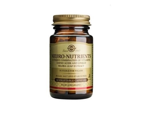 Solgar Neuro Nutrients,Προσφέρει ένα σύμπλεγμα αμινοξέων & άλλων διατροφικών στοιχείων, Εξαιρετικά χρήσιμο για την ενίσχυση των νοητικών λειτουργειών 30caps   Solgar Neuro Nutrients,Προσφέρει ένα σύμπλεγμα αμινοξέων & άλλων διατροφικών στοιχείων, Εξαιρετικά χρήσιμο για την ενίσχυση των νοητικών λειτουργειών 30caps