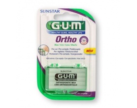 GUM 723 Orthodontic Wax Unflavored Ορθοδοντικό κερί, Προσκολλάται στους ορθοδοντικούς μηχανισμούς με σκοπό να ανακουφίσει τον ερεθισμένο ιστό  