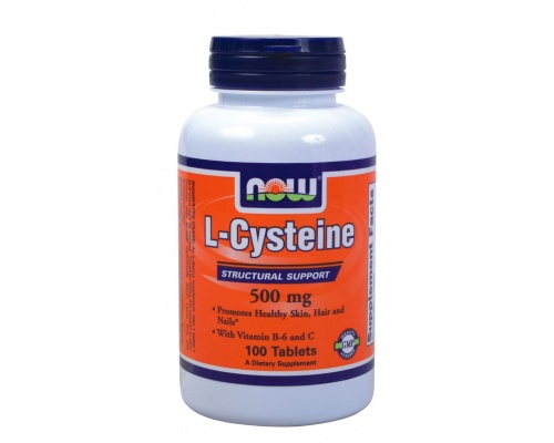 Now Foods L-Cysteine 500mg, Συμπλήρωμα Διατροφής για την καλή υγεία των μαλλιών, των νυχιών και του δέρματος, 100 ταμπλέτες Now Foods L-Cysteine 500mg, Συμπλήρωμα Διατροφής για την καλή υγεία των μαλλιών, των νυχιών και του δέρματος, 100 ταμπλέτες
