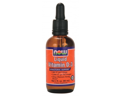 Now Foods Liquid Vitamin D3, 5000 IU, Συμπλήρωμα Διατροφής για την ανάπτυξη και τη συντήρηση των οστών και της οστικής πυκνότητας, 60ml Now Foods Liquid Vitamin D3, 5000 IU, Συμπλήρωμα Διατροφής για την ανάπτυξη και τη συντήρηση των οστών και της οστικής πυκνότητας, 60ml