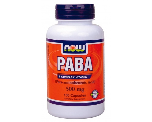 Now Foods Paba 500mg, Συμπλήρωμα Διατροφής ευεργετικό με πολλά οφέλη, 100 κάψουλες Now Foods Paba 500mg, Συμπλήρωμα Διατροφής ευεργετικό με πολλά οφέλη, 100 κάψουλες