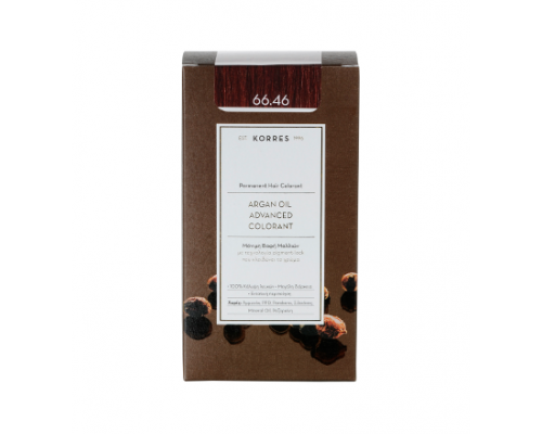 KORRES 66.46 Βαφή Μαλλιών με Έλαιο Argan & φυτική Κερατίνη ΕΝΤΟΝΟ ΚΟΚΚΙΝΟ ΒΟΥΡΓΟΥΝΔΙΑΣ, 50ml KORRES 66.46 Βαφή Μαλλιών με Έλαιο Argan & φυτική Κερατίνη ΕΝΤΟΝΟ ΚΟΚΚΙΝΟ ΒΟΥΡΓΟΥΝΔΙΑΣ, 50ml