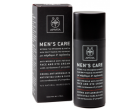 Apivita Κρέμα Για το Πρόσωπο & τα Μάτια Κατά Των Ρυτίδων & Της Κούρασης με κάρδαμο & πρόπολη 50ml