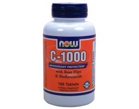 Now Foods C-1000 (with Rose Hips & Bioflavonoids), Συμπλήρωμα Διατροφής με αντιοξειδωτικές ιδιότητες, 100 ταμπλέτες