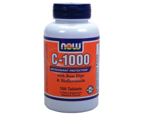 Now Foods C-1000 (with Rose Hips & Bioflavonoids), Συμπλήρωμα Διατροφής με αντιοξειδωτικές ιδιότητες, 100 ταμπλέτες Now Foods C-1000 (with Rose Hips & Bioflavonoids), Συμπλήρωμα Διατροφής με αντιοξειδωτικές ιδιότητες, 100 ταμπλέτες