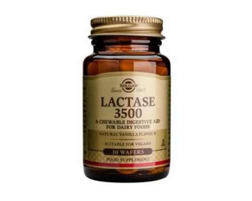 Solgar Lactase 3500  30 chewable tabs, Συμπλήρωμα Διατροφής για άτομα που έχουν δυσκολία στη διάσπαση της λακτόζης Solgar Lactase 3500  30 chewable tabs, Συμπλήρωμα Διατροφής για άτομα που έχουν δυσκολία στη διάσπαση της λακτόζης