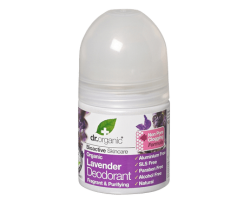 Dr.organic Lavender Deodorant 50 ml, Αντιβακτηριδιακό Κρεμώδες Αποσμητικό με Βιολογική Λεβάντα
