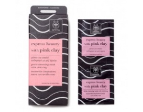APIVITA Express Beauty Μάσκα για Απαλό Καθαρισμό με ροζ άργιλο 2*8ml