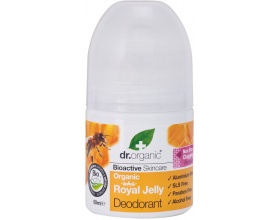 Dr. Organic Royal Jelly Deodorant 50 ml, Αντιβακτηριδιακό Κρεμώδες Αποσμητικό με Βιολογικό Bασιλικό Πολτό