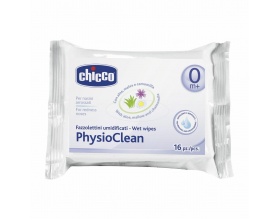 Chicco PhysioClean Wet Wipes Υγρά Μαντηλάκια για τον καθαρισμό της μύτης, 16τμχ