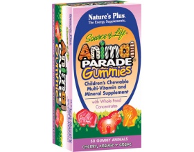 Nature' s plus Animal Parade Gummies 50 Gummies, Πολυβιταμινούχα ζωάκια σε μασώμενα ζελεδάκια
