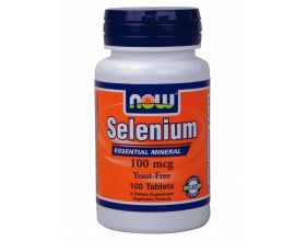 Now Foods Selenium 100 mcg, Συμπλήρωμα Διατροφής για τη μείωση της χοληστερίνης,τη ρύθμιση του θυρεοειδή και την καλή λειτουργία ατου ανοσοποιητικού, 100 ταμπλέτες