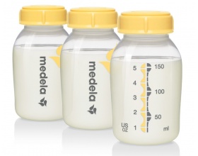 Medela Breastmilk Bottles for Storage & Feeding 3Χ150ml