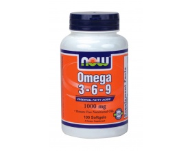 Now Foods Omega 3-6-9 1000mg, Συμπλήρωμα Διατροφής χρήσιμος για την κυτταρική προστασία, την υγεία του εγκεφάλου και του καρδιαγγειακού συστήματος, 100 μαλακές κάψουλες