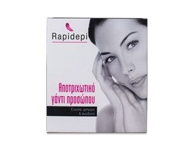 Rapidepi Αποτριχωτικό Γάντι Προσώπου 1 γάντι και 2 ανταλλακτικά 