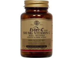SOLGAR Ester-C 500mg 50 caps, Συμπλήρωμα Διατροφής που έχει τα ίδια οφέλη με τη βιταμίνη C, αλλά προσφέρεται σε μη όξινη μορφή SOLGAR Ester-C 500mg 50 caps, Συμπλήρωμα Διατροφής που έχει τα ίδια οφέλη με τη βιταμίνη C, αλλά προσφέρεται σε μη όξινη μορφή