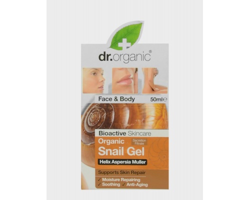 Dr. Organic Organic Snail Gel 50ml, Τζέλ με αναπλαστικές ιδιότητες, προσφέρει έντονη επανορθωτική και επουλωτική δράση σε πρόσωπο και σώμα Dr. Organic Organic Snail Gel 50ml, Τζέλ με αναπλαστικές ιδιότητες, προσφέρει έντονη επανορθωτική και επουλωτική δράση σε πρόσωπο και σώμα