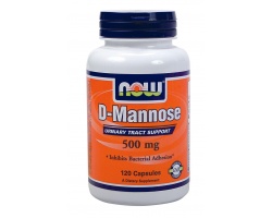 Now Foods D-Mannose 500 mg, Συμπλήρωμα Διατροφής που αποτρέπει την πρόκληση λοιμώξεων  της ουροδόχου κύστης ή των νεφρών, 120 κάψουλες Now Foods D-Mannose 500 mg, Συμπλήρωμα Διατροφής που αποτρέπει την πρόκληση λοιμώξεων  της ουροδόχου κύστης ή των νεφρών, 120 κάψουλες