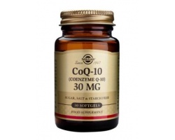 Solgar CoQ-10 30mg Συμπλήρωμα διατροφής με αντιοξειδωτικές ιδιότητες 60 μαλακές κάψουλες