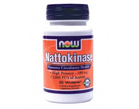 Now Foods Nattokinase 100 mg, Συμπλήρωμα Διατροφής που υποστηρίζει την υγεία της καρδιάς και προάγει την υγιή κυκλοφορία, 60 κάψουλες Now Foods Nattokinase 100 mg, Συμπλήρωμα Διατροφής που υποστηρίζει την υγεία της καρδιάς και προάγει την υγιή κυκλοφορία, 60 κάψουλες