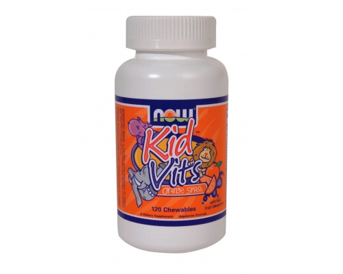 Now Foods Kids Vits Multivitamins, Συμπλήρωμα Διατροφής απο πολυβιταμίνες για παιδια, 120 μασώμενες ταμπλέτες Now Foods Kids Vits Multivitamins, Συμπλήρωμα Διατροφής απο πολυβιταμίνες για παιδια, 120 μασώμενες ταμπλέτες