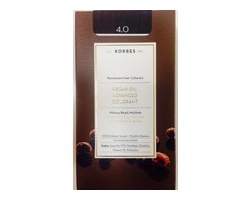KORRES 4.0 Βαφή Μαλλιών με Έλαιο Argan & φυτική Κερατίνη , ΚΑΣΤΑΝΟ ΦΥΣΙΚΟ 50ml