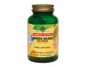 SOLGAR SFP Gingko Biloba Leaf Extract 60veg.caps, Συμπλήρωμα Διατροφής που βοηθά σε περιπτώσεις αδύνατης μνήμης, κατάθλιψης, απώλειας εγρήγορσης, εμβοών, κρύων άκρων και γεροντικής άνοιας SOLGAR SFP Gingko Biloba Leaf Extract 60veg.caps, Συμπλήρωμα Διατροφής που βοηθά σε περιπτώσεις αδύνατης μνήμης, κατάθλιψης, απώλειας εγρήγορσης, εμβοών, κρύων άκρων και γεροντικής άνοιας