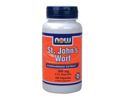 Now Foods St. John's Wort 300 mg, Συμπλήρωμα Διατροφής που  χρησιμοποιείται ιδιαίτερα, για την αντιμετώπιση καταστάσεων άγχους, της ήπιας έως μέτριας μορφής κατάθλιψης και τις διαταραχές του ύπνου, 100 κάψουλες Now Foods St. John's Wort 300 mg, Συμπλήρωμα Διατροφής που  χρησιμοποιείται ιδιαίτερα, για την αντιμετώπιση καταστάσεων άγχους, της ήπιας έως μέτριας μορφής κατάθλιψης και τις διαταραχές του ύπνου, 100 κάψουλες