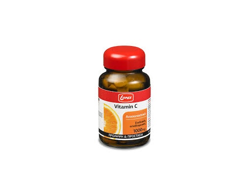 Lanes Vitamin C 1000mg, Συμπλήρωμα Διατροφής για την πρόληψη του κρυολογήματος και για την τόνωση του ανοσοποιητικού 30tabs