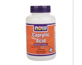 Now Foods Caprylic Acid 600 mg, Συμπλήρωμα Διατροφής που βοηθάει στην πέψη, την εντερική χλωρίδα αλλα προσφέρει και αντιμυκητιακές ιδιότητες, 100 μαλακές κάψουλες Now Foods Caprylic Acid 600 mg, Συμπλήρωμα Διατροφής που βοηθάει στην πέψη, την εντερική χλωρίδα αλλα προσφέρει και αντιμυκητιακές ιδιότητες, 100 μαλακές κάψουλες