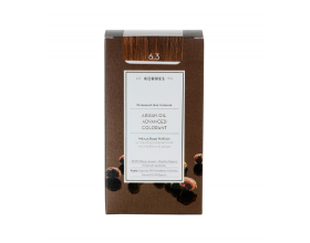 KORRES 6.3  Βαφή Μαλλιών με Έλαιο Argan & φυτική Κερατίνη,ΞΑΝΘΟ ΣΚΟΥΡΟ ΜΕΛΙ 50ml