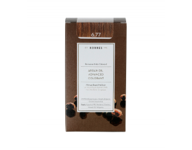 KORRES 6.77 Βαφή Μαλλιών με Έλαιο Argan & φυτική Κερατίνη, ΠΡΑΛΙΝΑ , 50ml