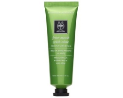 Apivita Face Mask with Aloe, Μάσκα Προσώπου με Αλόη, για βαθιά ενυδάτωση & προστασία από ερεθισμούς, ιδανική για αφυδατωμένες επιδερμίδες, 50 ml Apivita Face Mask with Aloe, Μάσκα Προσώπου με Αλόη, για βαθιά ενυδάτωση & προστασία από ερεθισμούς, ιδανική για αφυδατωμένες επιδερμίδες, 50 ml