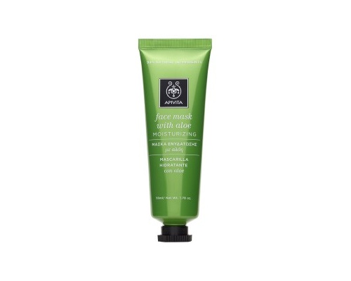 Apivita Face Mask with Aloe, Μάσκα Προσώπου με Αλόη, για βαθιά ενυδάτωση & προστασία από ερεθισμούς, ιδανική για αφυδατωμένες επιδερμίδες, 50 ml Apivita Face Mask with Aloe, Μάσκα Προσώπου με Αλόη, για βαθιά ενυδάτωση & προστασία από ερεθισμούς, ιδανική για αφυδατωμένες επιδερμίδες, 50 ml