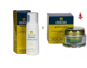 Endocare Aquafoam 125ml + Endocare Gelcream 30ml, Αφρός καθαρισμού και ντεμακιγιάζ προσώπου και κρέμα τζέλ προσώπου ελαφριάς υφής με επανορθωτική, αντιγηραντική και αντιοξειδωτική δράση Endocare Aquafoam 125ml + Endocare Gelcream 30ml, Αφρός καθαρισμού και ντεμακιγιάζ προσώπου και κρέμα τζέλ προσώπου ελαφριάς υφής με επανορθωτική, αντιγηραντική και αντιοξειδωτική δράση